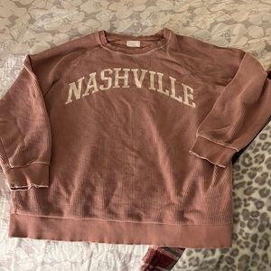 Rustic red Nashville pullover